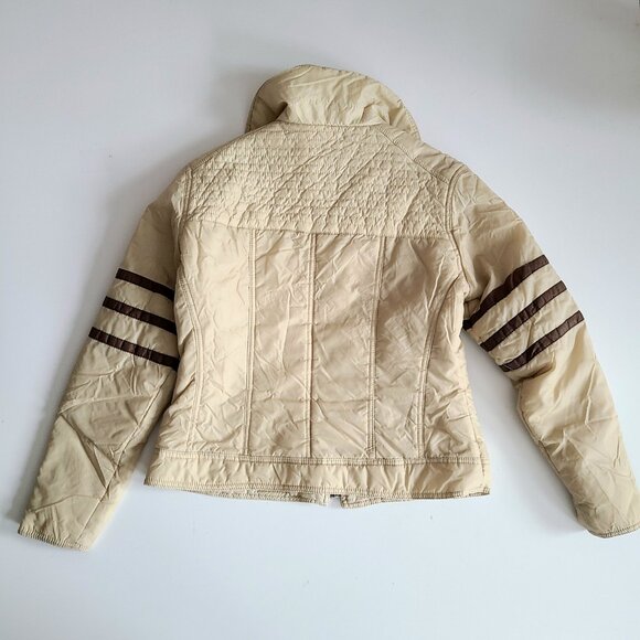 Vintage Styled by Americana 1970s-1980s beige short unisex jacket. - Picture 3 of 9